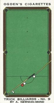 1934 Ogden's Trick Billiards #9 A Billiards Miracle Front